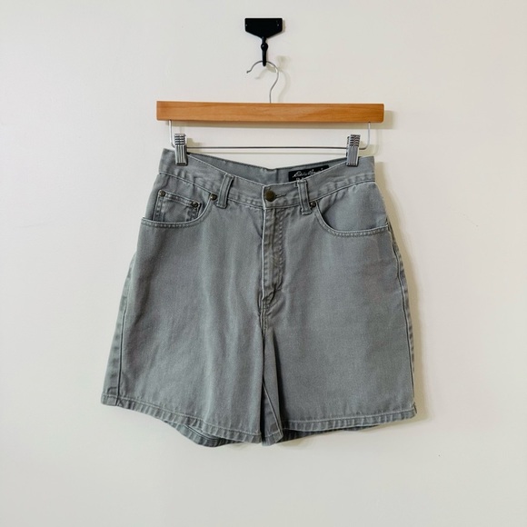 Vintage Eddie Bauer loose-fit denim shorts - size 6 - Picture 1 of 4